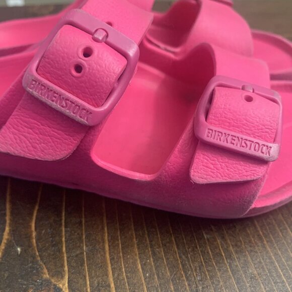 Birkenstock EVA Arizona Essentials Sandal Pink Child Size 12 Water Friendly - Picture 2 of 6